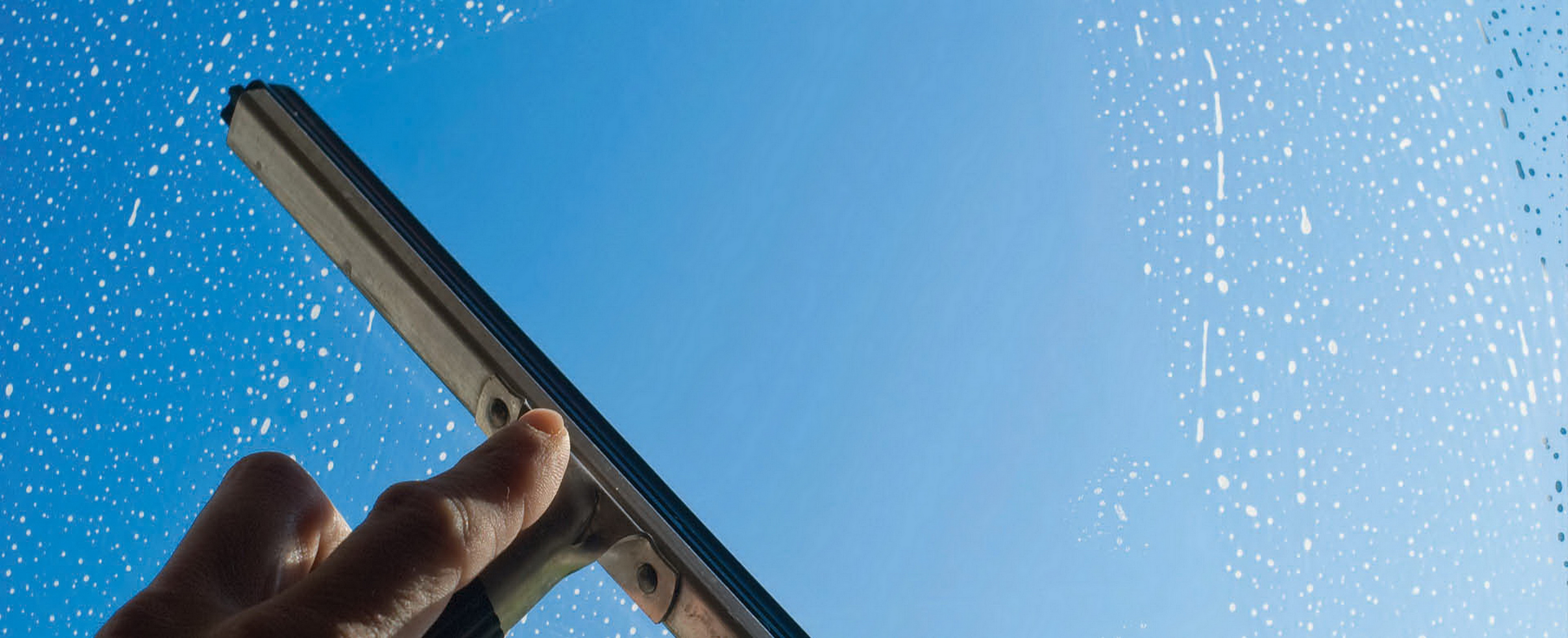 from window cleaning...